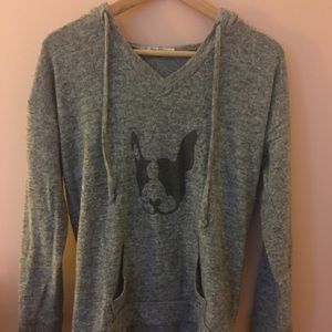 Soft Sweatshirt with French Bulldog